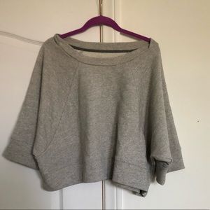 Alternative apparel cropped sweatshirt